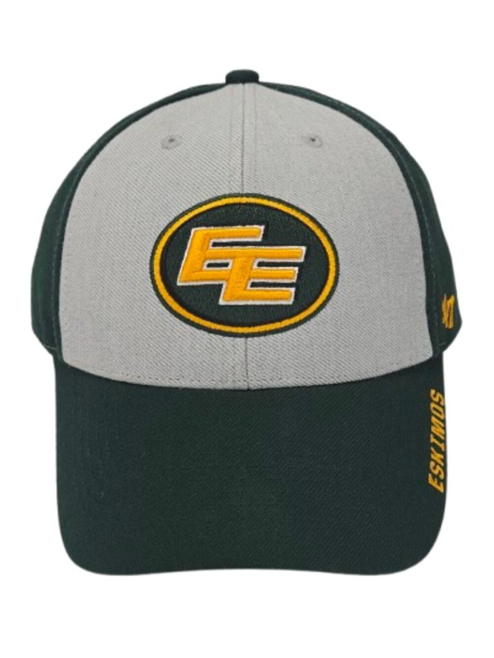 CFL Edmonton Eskimos 47 Trucker Hat Classic Cap Football Green Gray Embroidered